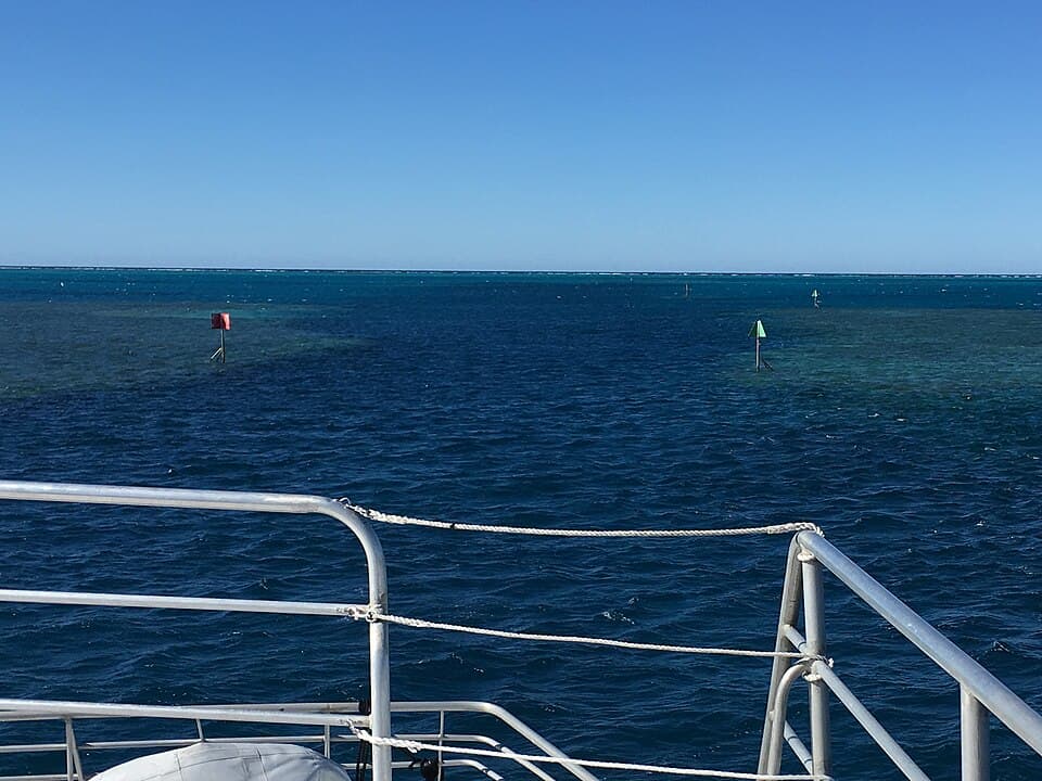 Lady Musgrave Island lagoon entrance channel